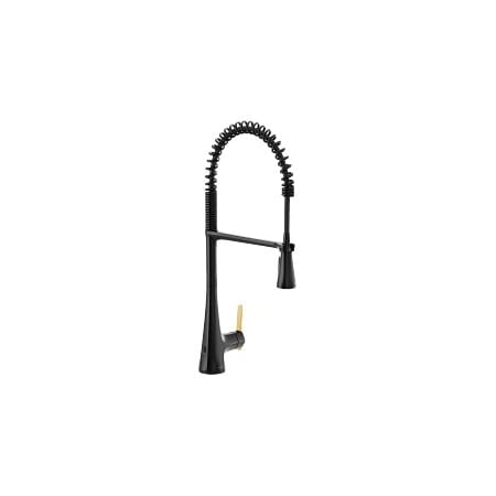 Moen Sinema One-Handle Kitchen Faucet in Matte Black S5235EWBL